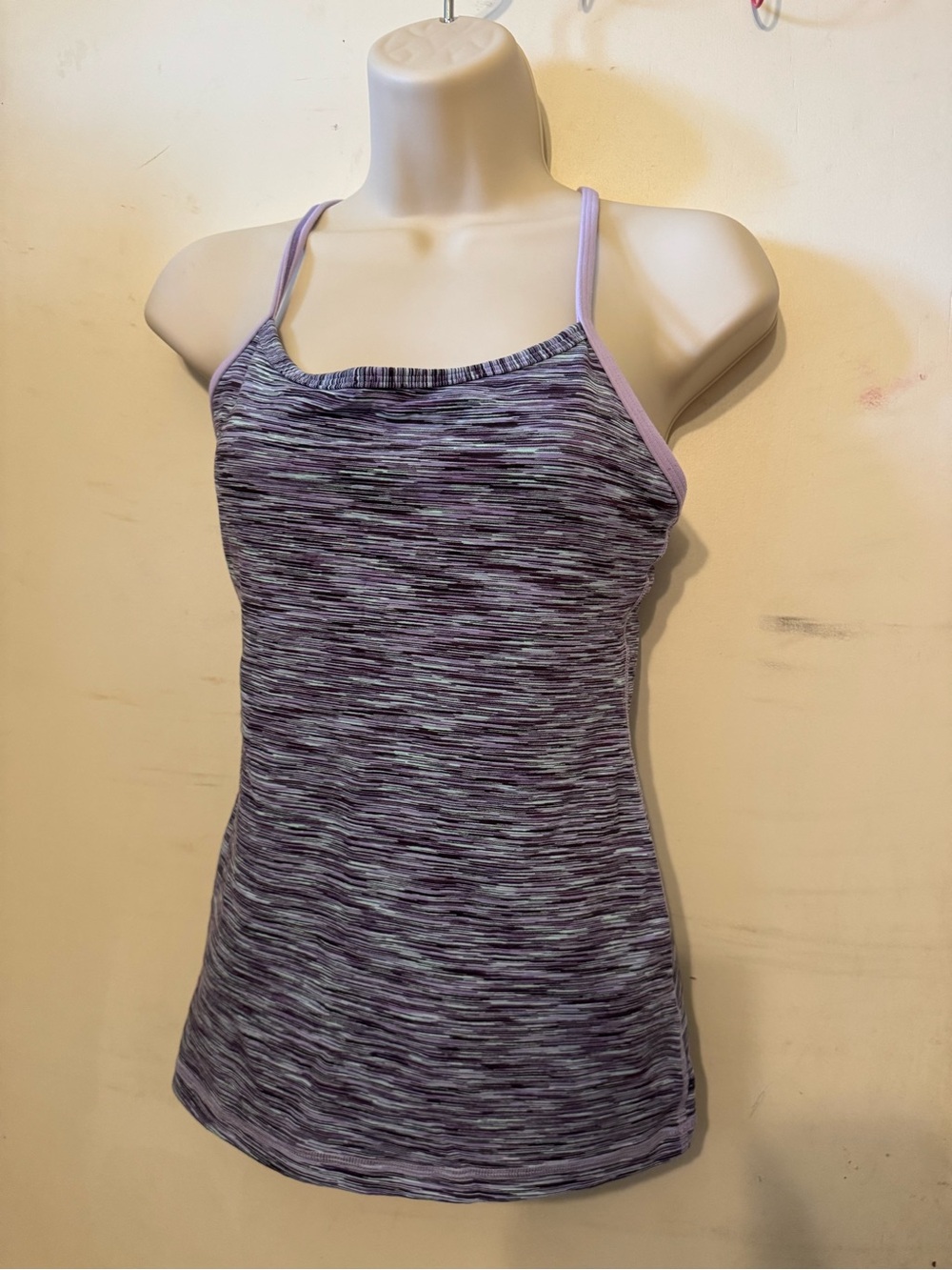 lululemon athletica Purple Space-Dye Strappy Tank Top